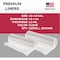 Dealmed 40 gal - 45 gal Trash Bags, 58 in x 46 in, 1.2 Mil, Clear 781153 - alternate 3